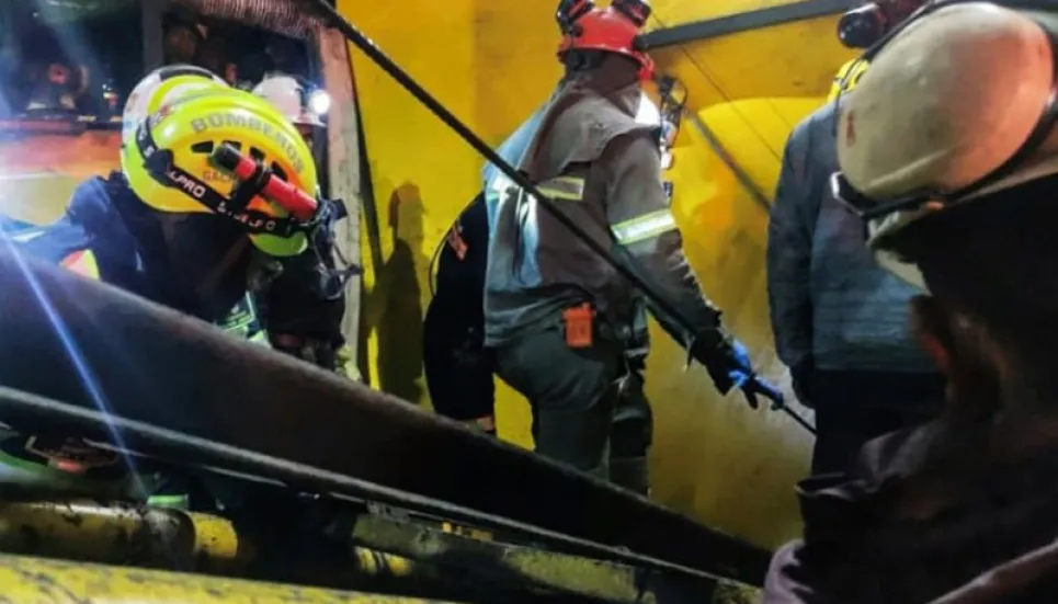 Urgent search for 10 trapped Colombian miners after blast kills 11