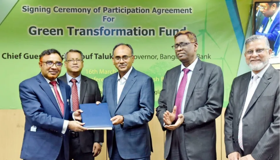 IBBL signed green transformation finance deal with BB