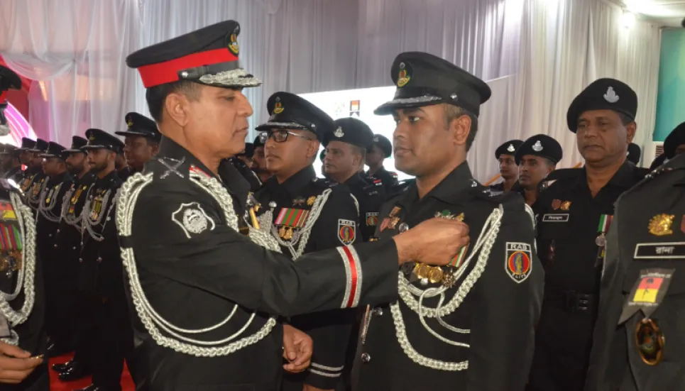 85 RAB members get medals for bravery, services 