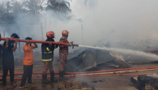 47 shops gutted in Bandarban‘s Thanchi market fire