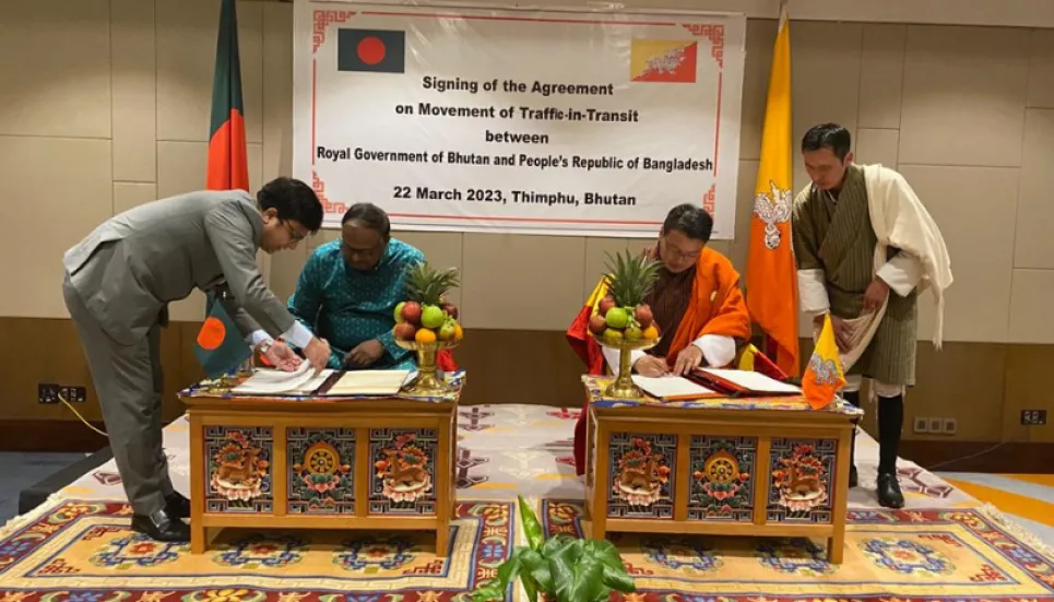 Bangladesh, Bhutan sign agreement on traffic movement in transit