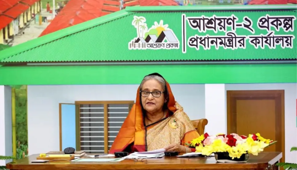 PM announces 7 districts, 159 upazilas homeless-landless free