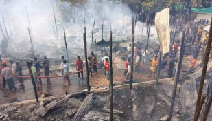 45 shops, houses gutted in Bandarban fire