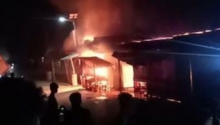 Fire guts 15 shops in Noakhali, Gopalganj