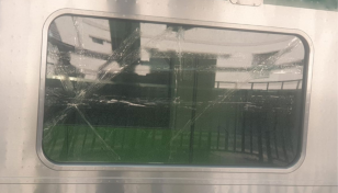 Tk10 lakh to fix broken metro rail window