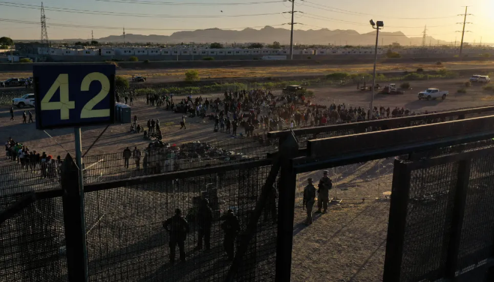 US-Mexico border calm as new asylum rules take effect