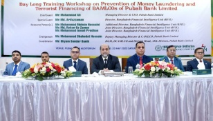 Pubali Bank holds workshop on prevention of money laundering