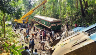 Train services resume on Sylhet route after 15hrs