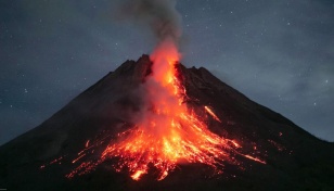 Indonesia's Mount Marapi erupts again
