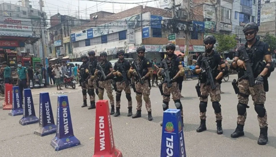 Law enforcers cordon off Rajshahi BNP office