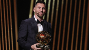 Messi wins eighth Ballon d'Or
