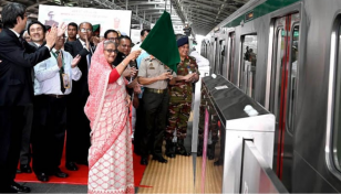 PM opens Agargaon-Motijheel section of metro rail