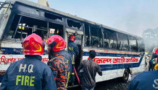 48-hour blockade: Vandalism, arson against public transport