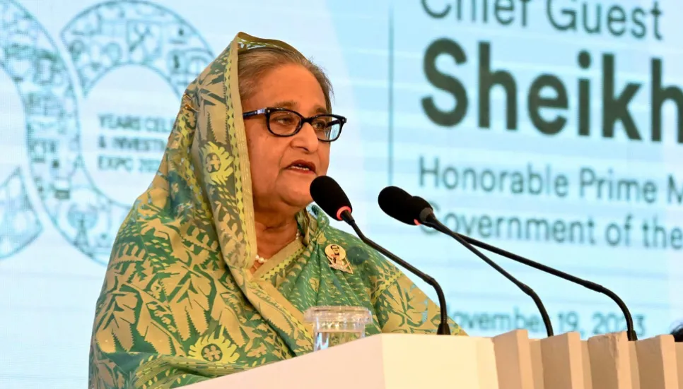 PM seeks larger foreign investment in Bangladesh