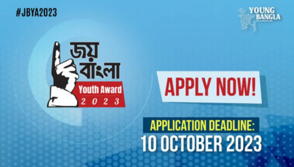 Applications for Joy Bangla Youth Award 2023 open till Oct 10