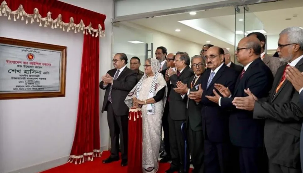 PM opens Bangladesh Bar Council Bhaban