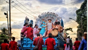 Durga Puja ends with immersion of goddess