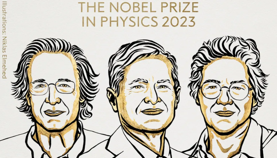 Trio wins Physics Nobel for work on exploring electrons