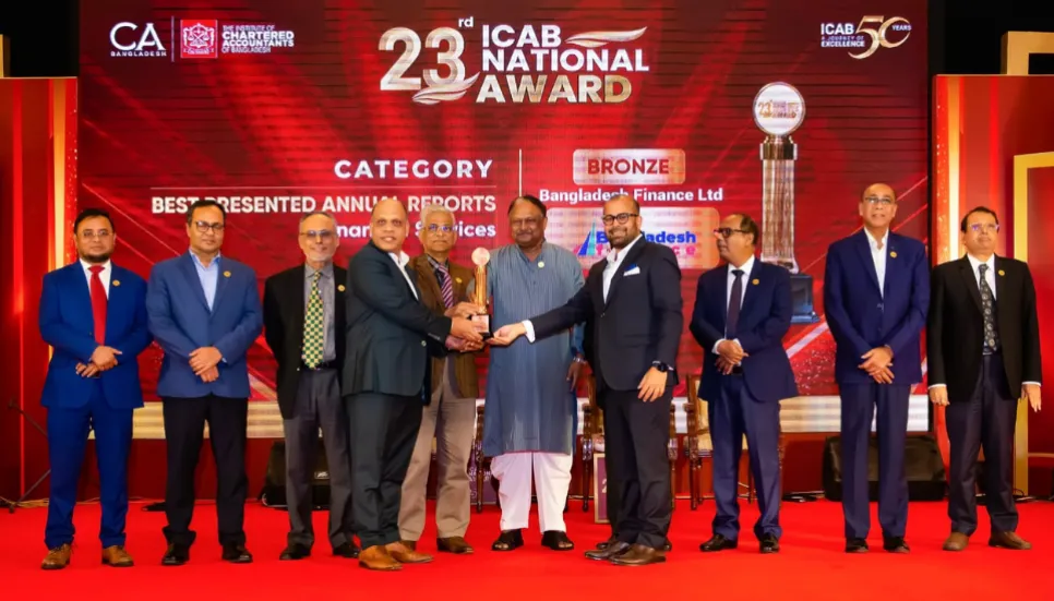 Bangladesh Finance once again wins ICAB award