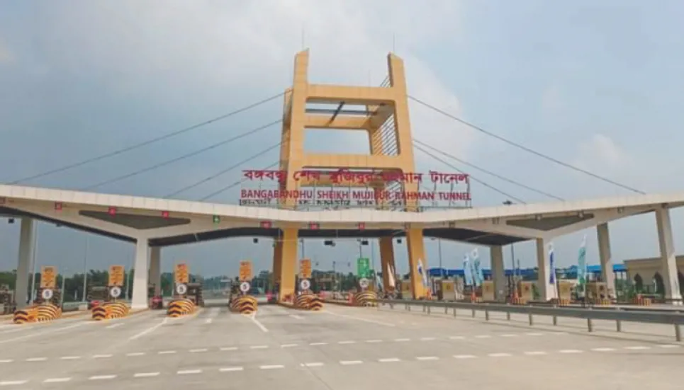 Bangabandhu Tunnel: Tk7.1 lakh toll collected on 2nd day