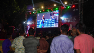 Nagad brings giant screen at DU 