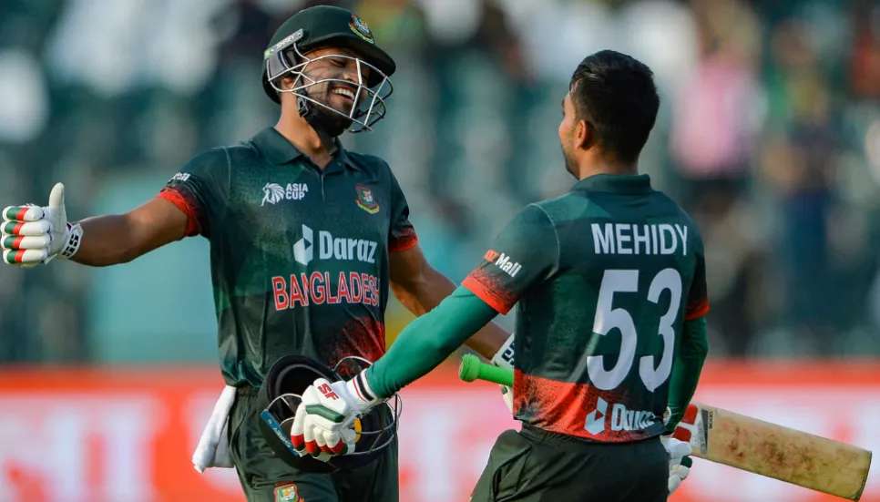 Miraz, Shanto propel Bangladesh to 334-5 against Afghanistan