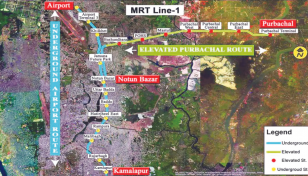 Underground metro cost to exceed by Tk1,415cr