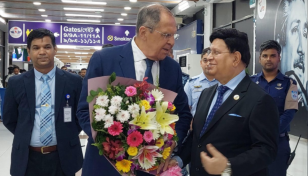 Russian Foreign Minister Lavrov in Dhaka