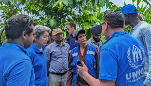 UN Asst Secy-Gen Kanni Wignaraja visits Rohingya camp