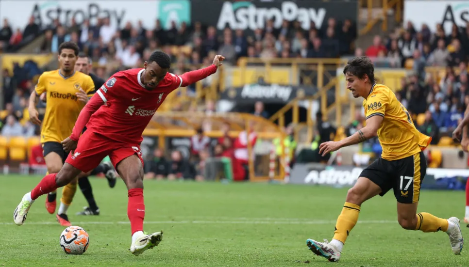 Liverpool beat Wolves 3-1 to top Premier League table