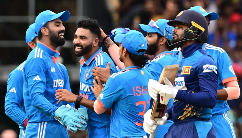 India dismiss Sri Lanka for 50 in Asia Cup final
