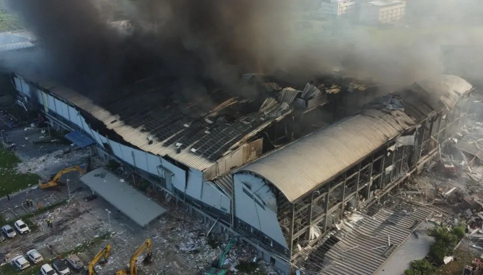 9 killed in Taiwan golf ball factory fire