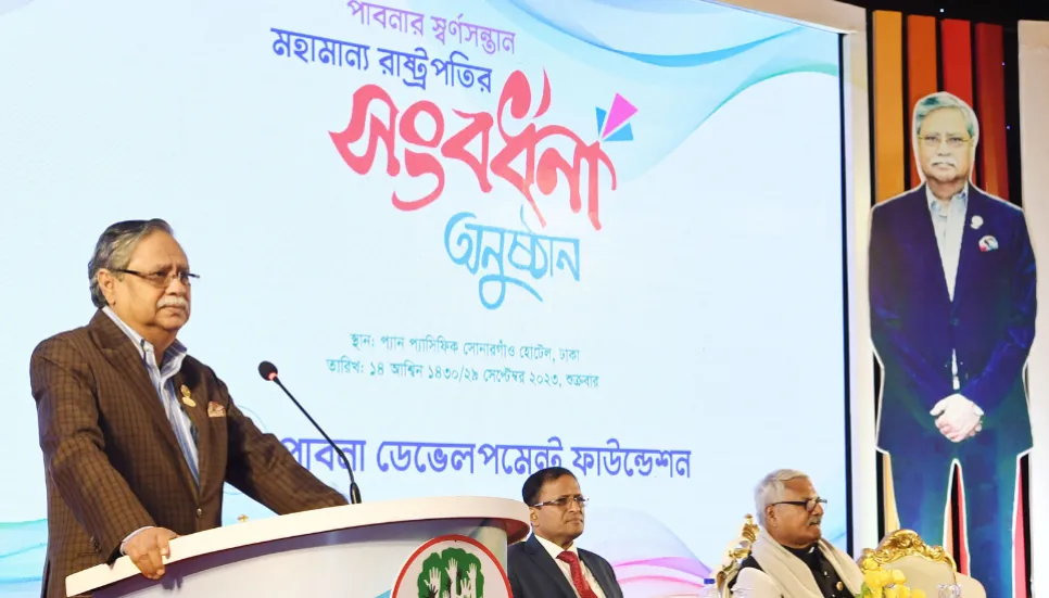 President calls for unity to build developed Bangladesh