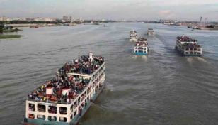 2.2m departing Dhaka via waterways for Eid