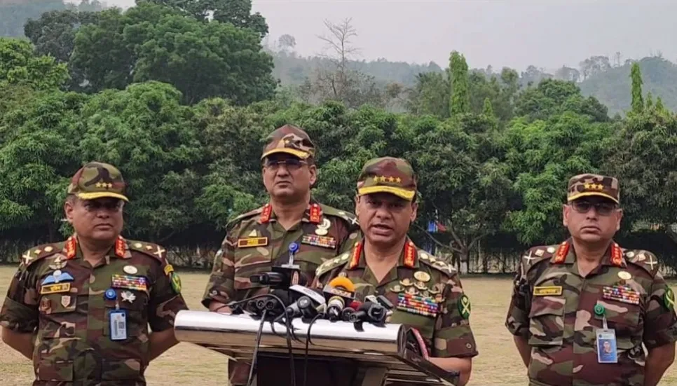 Army chief vows decisive action against crime in Bandarban