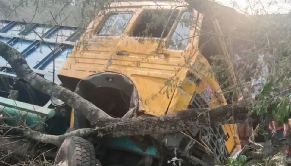 14 killed as truck ploughs thru multiple vehicles
