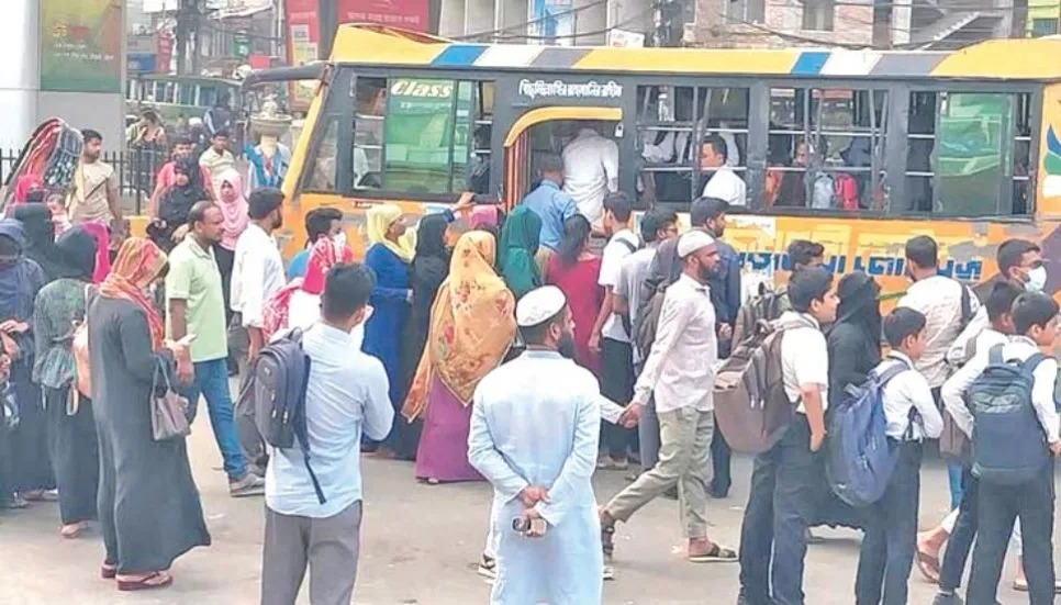 Ctg commuters suffer as 48hr transport strike underway