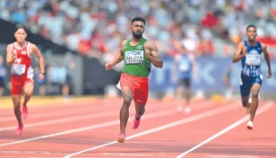 Fastest Bangladeshi Imran runs today in 100m sprint