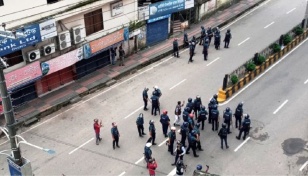 Police, protesters clash in Sylhet; One shot