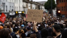 UK anti-racism protesters take to streets