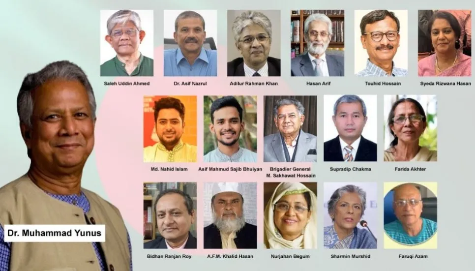 Dr Yunus in charge of 27 ministries, 2 divisions