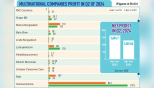 MNCs’ profits fall by Tk350cr in Q2’24