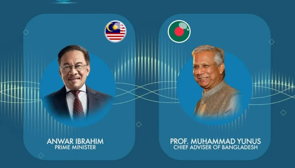 Malaysian PM Anwar Ibrahim greets CA Dr Yunus