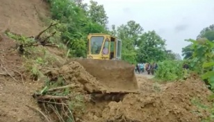 Landslide disrupts road connectivity with Khagrachari