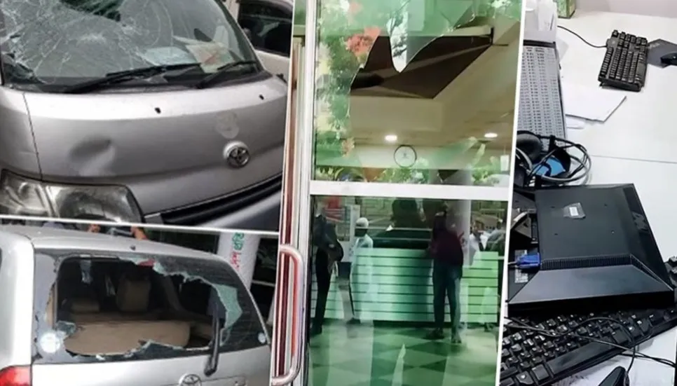 Miscreants attack East West Media Group office