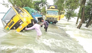 Floods ravage eight districts, stranding over 2 million