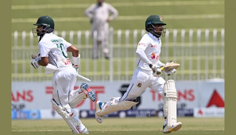 Shadman anchors Bangladesh's good show in first Pakistan Test