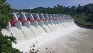 Kaptai Dam opens 16 spillway gates