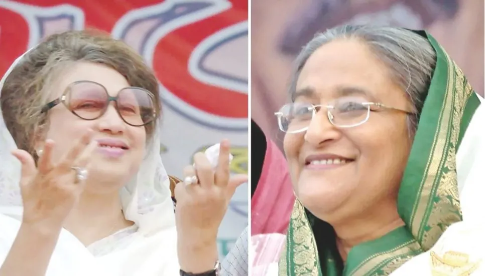 With Hasina gone, a rival family tastes power