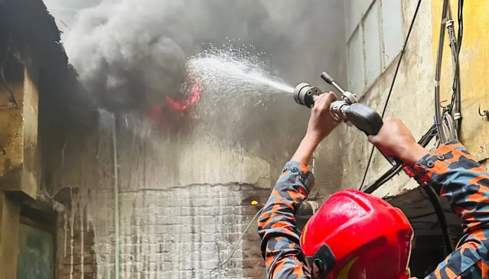 Fire in Old Dhaka shoe factory under control